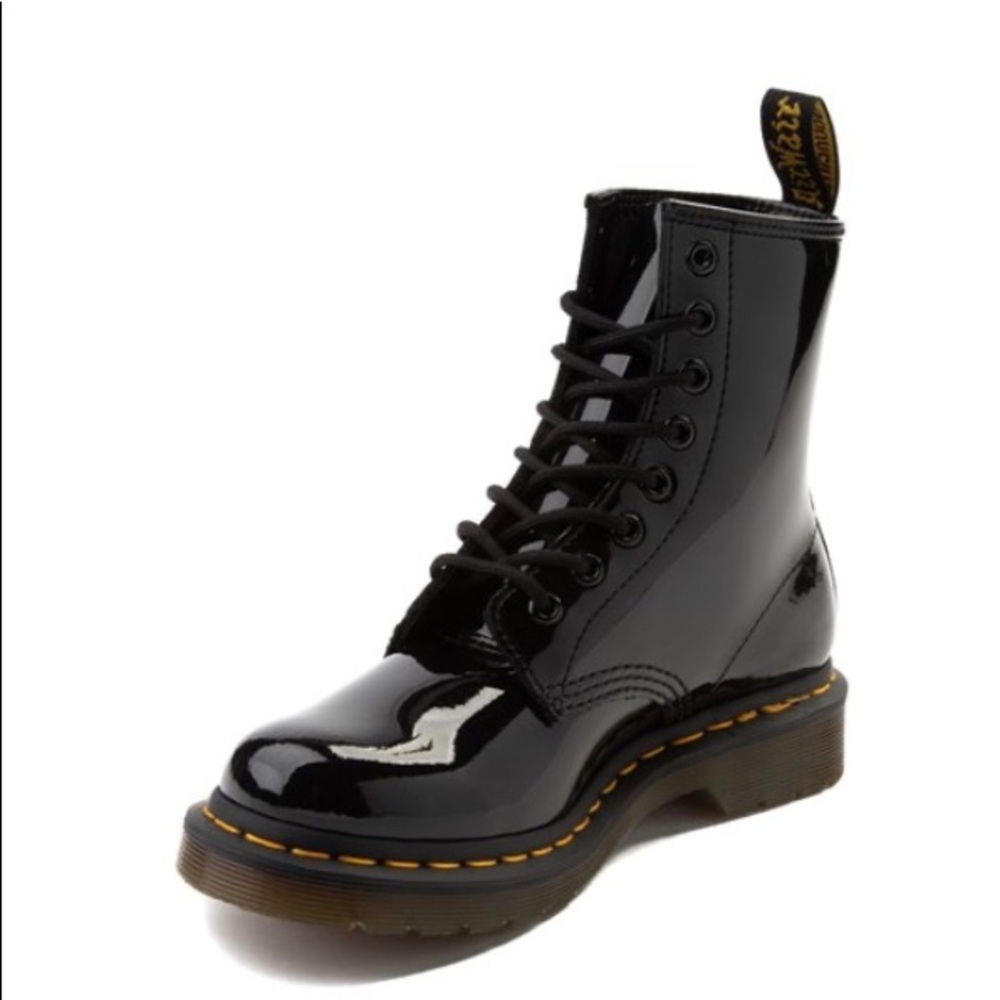 Womens Dr. Martens 1460 8-Eye Patent Boot - Black